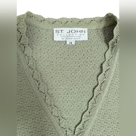 St. John 3 Piece Skirt suit Size 14 Large - Picture 5 of 6